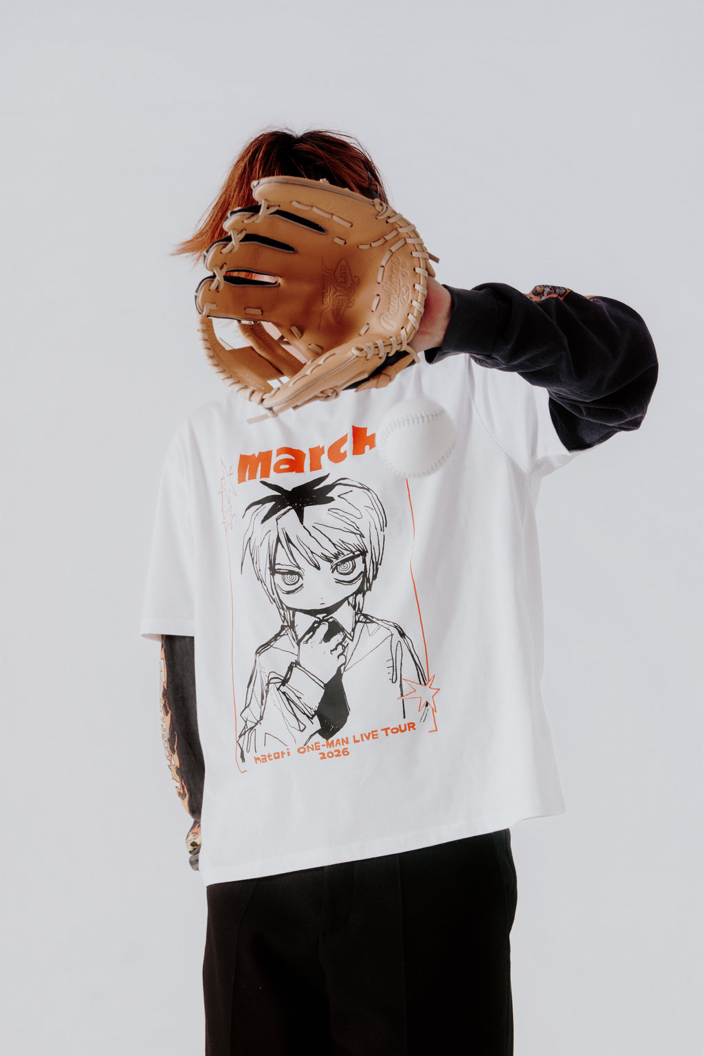 "March" S/S Tee White 白色T恤