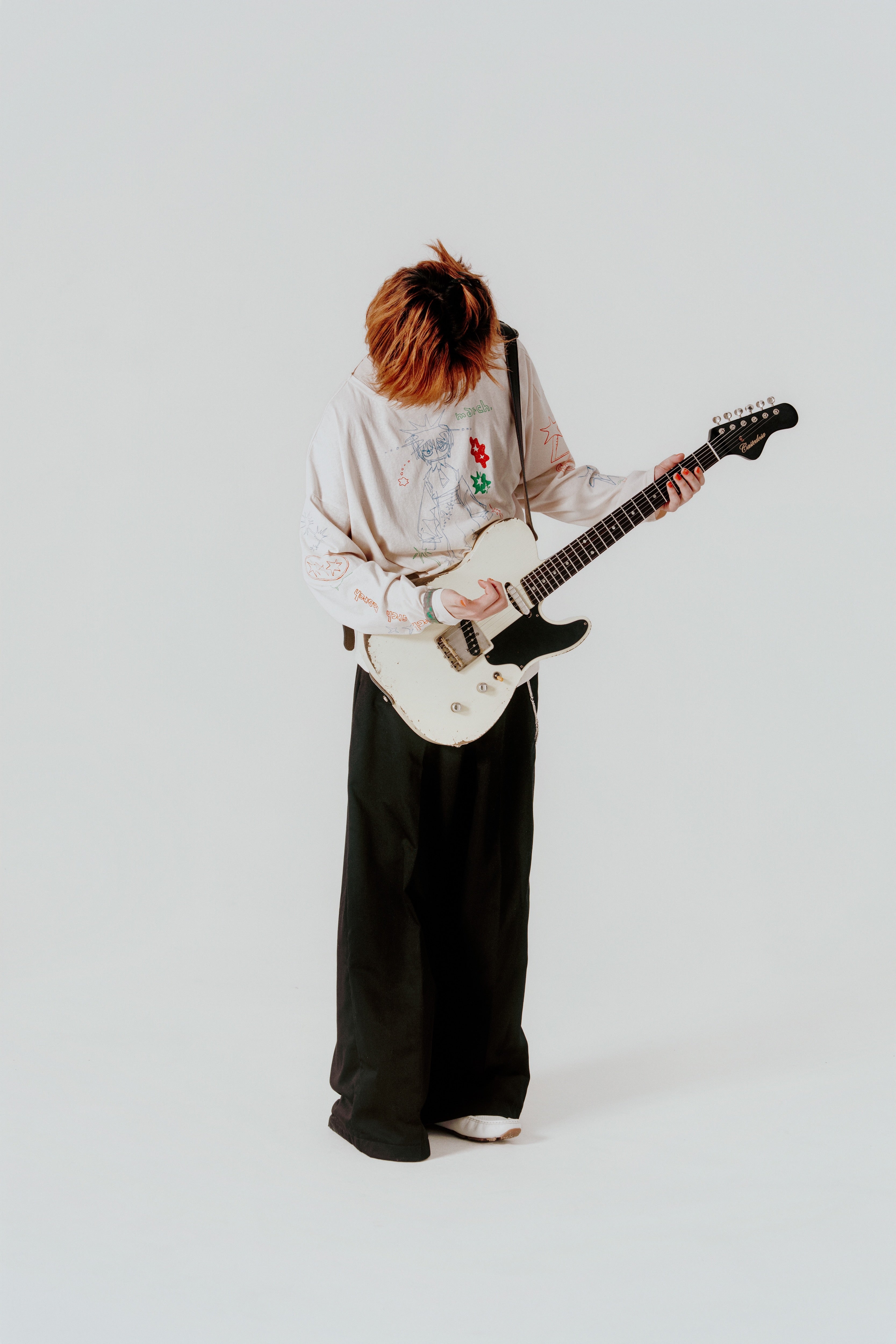 ”March” long T-shirt Ivory 長袖T恤 象牙白