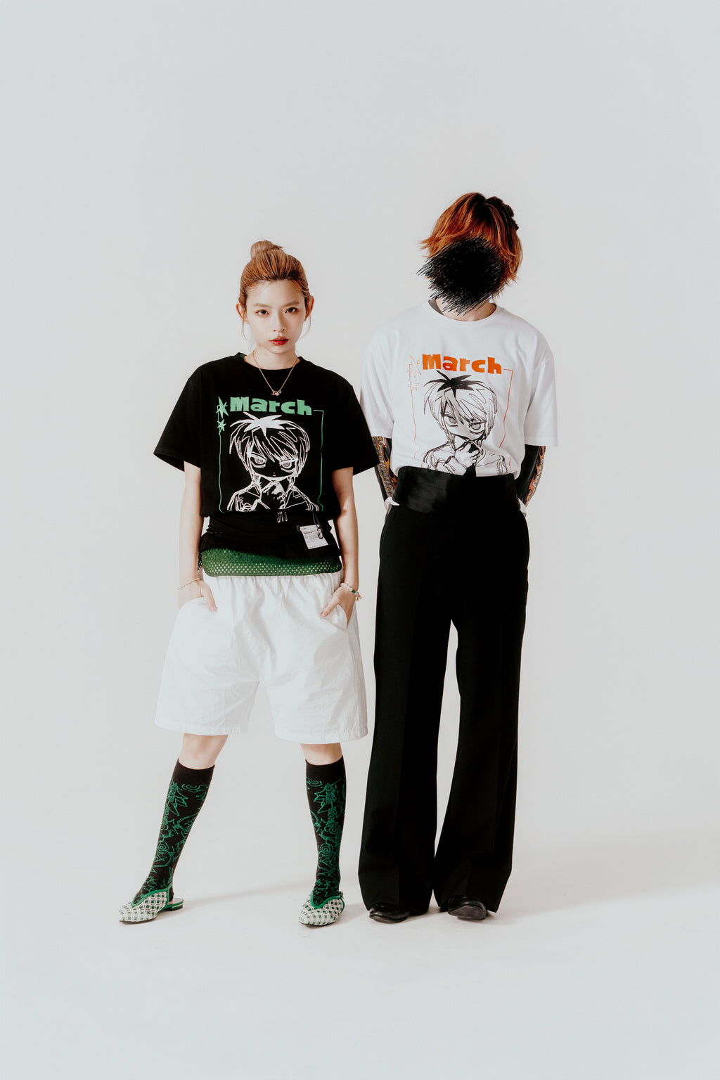 "March" S/S Tee White 白色T恤