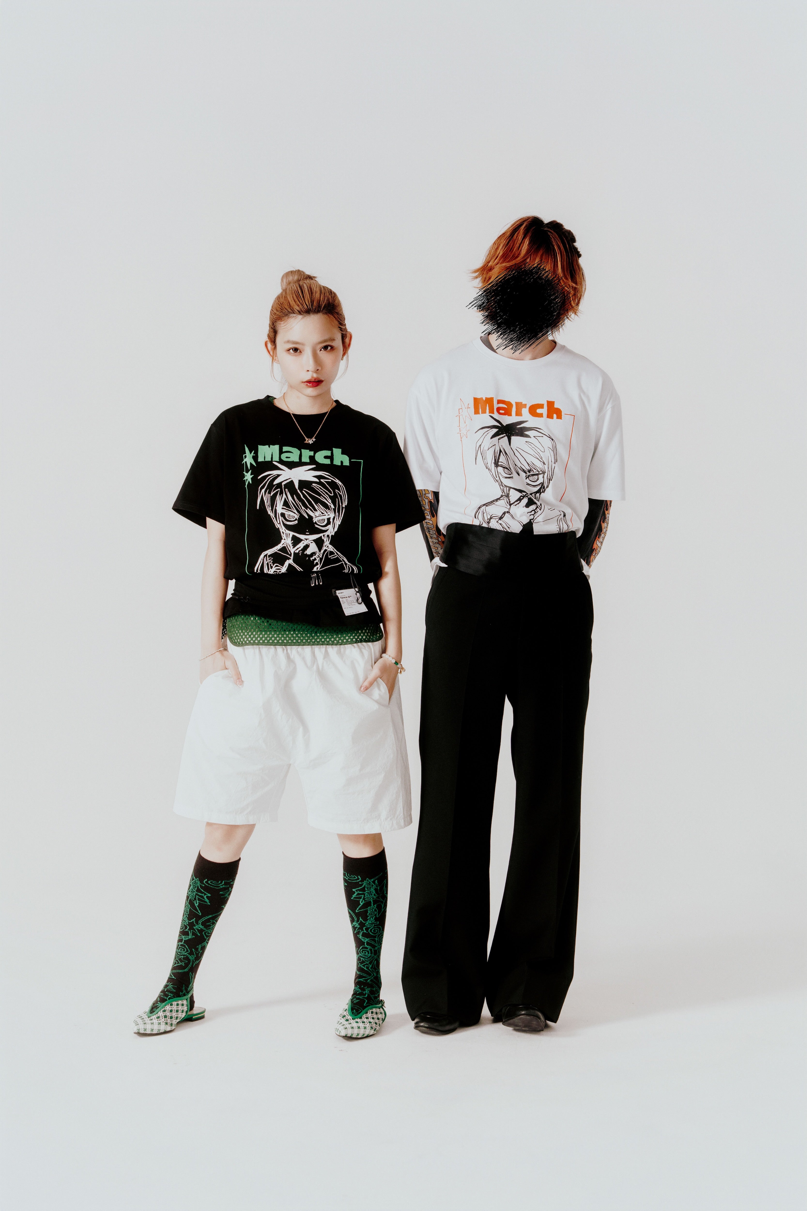 "March" S/S Tee White 白色T恤