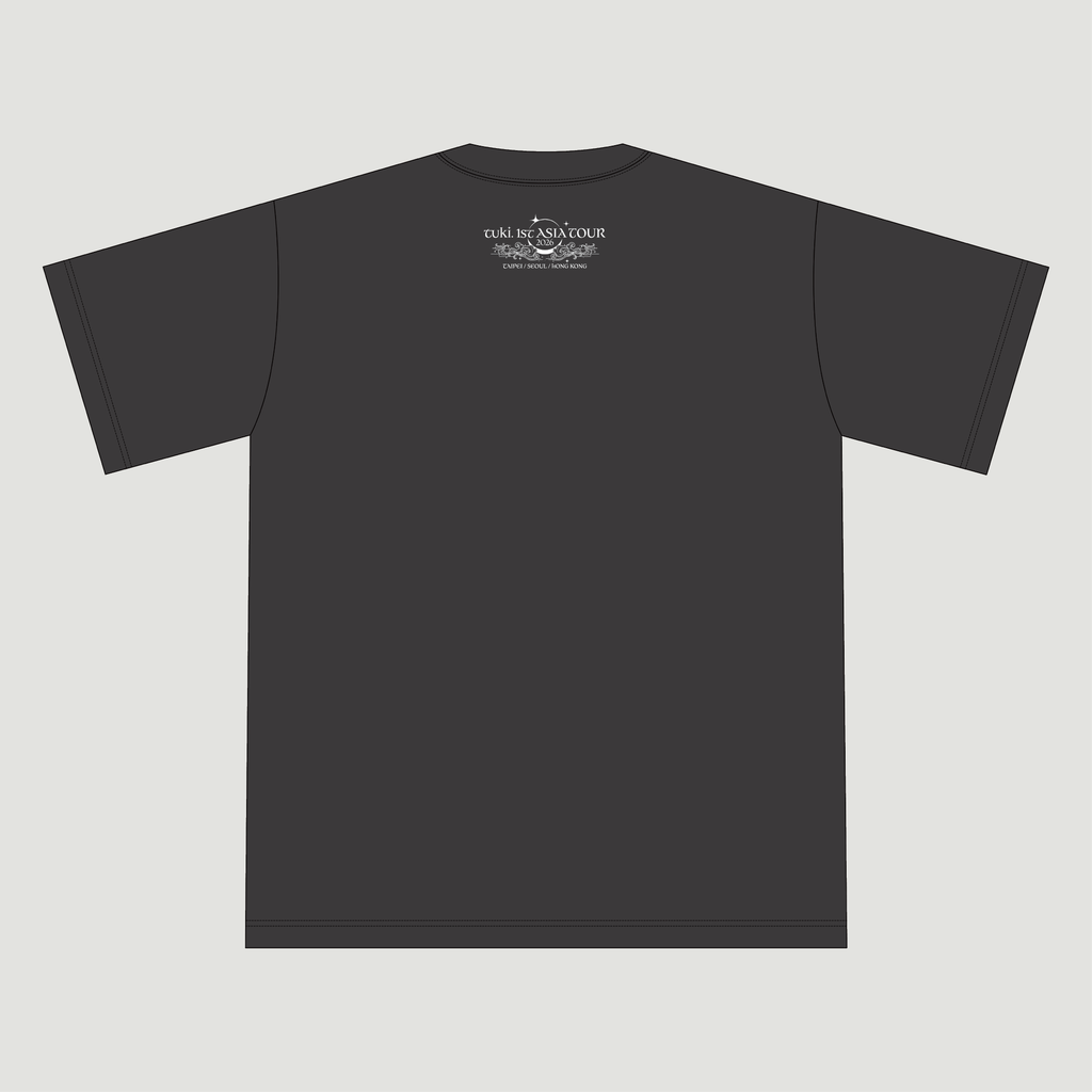 tuki. 復古風演唱會 T 恤