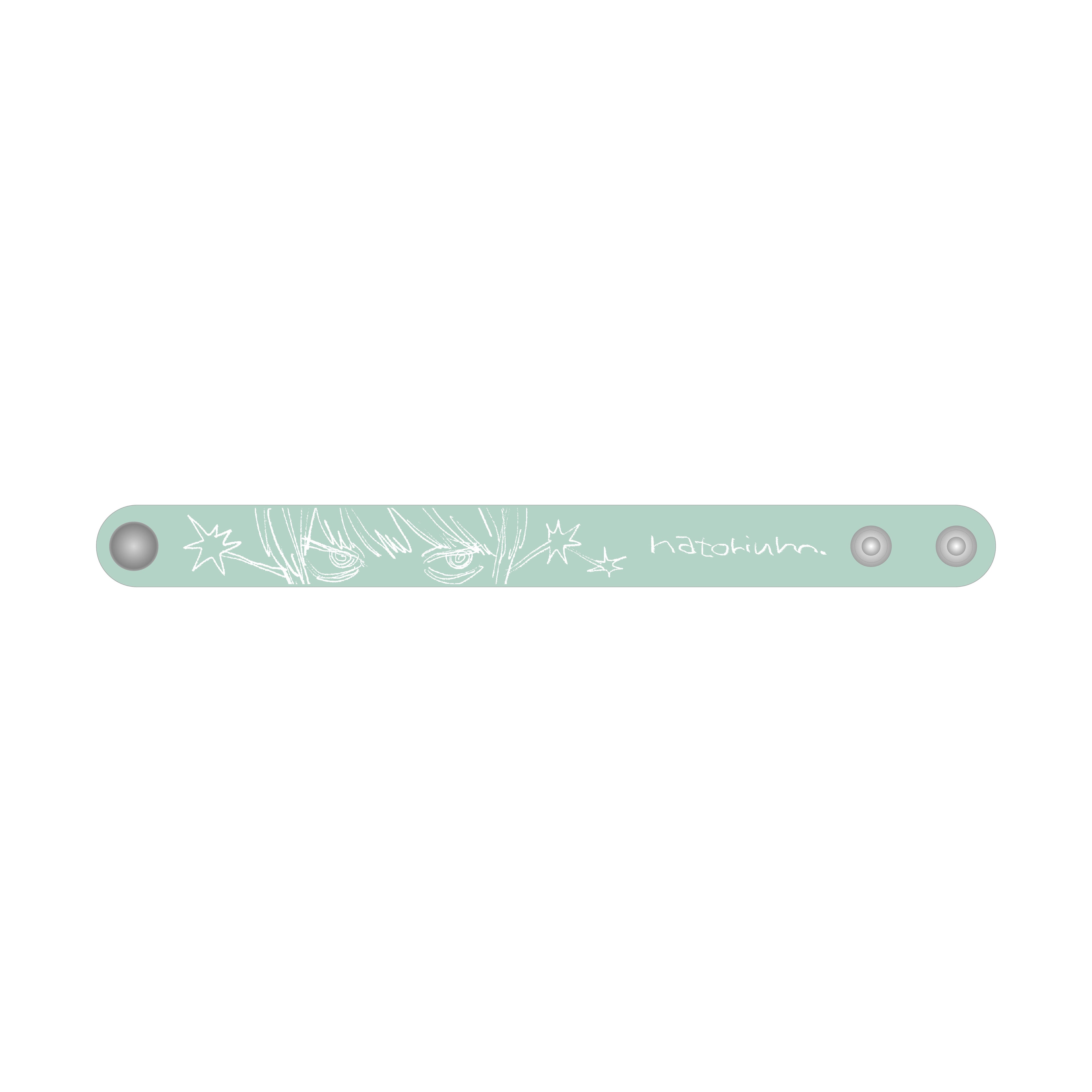 PVC Bangle Green 橡膠手環 綠